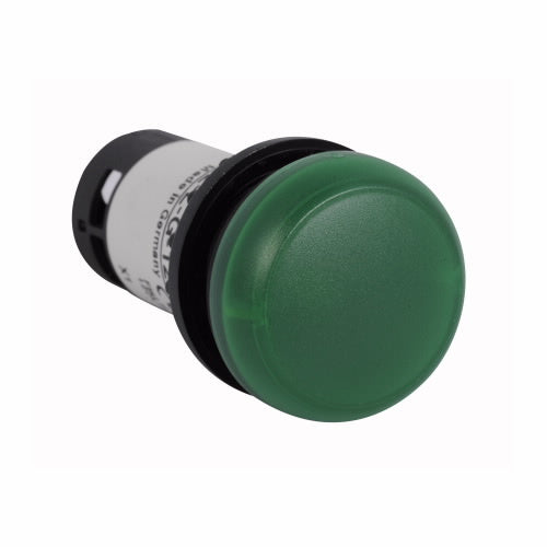 Eaton C22-L-G-120 22mm Assembled Indicator Light, Green, C22 Eaton C22-L-G-120