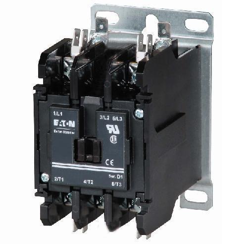 Eaton C25DND215A 15A, 2P, Definite Purpose Contactor Eaton C25DND215A
