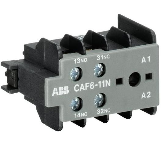 ABB CAF6-11M Auxiliary Contact Block, 1 N.O. / 1 N.C. ABB CAF6-11M