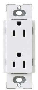 Lutron CARS-15-TR-WH 15A, 120V, Tamper Resistant Decora Duplex, White Lutron CARS-15-TR-WH