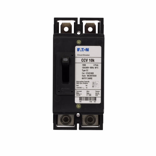 Eaton CCV2060 Breaker, 60A, Bolt On, Type CCV, 2P, 240V, 10 kAIC Eaton CCV2060