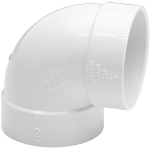 Nutone CF382S Sweep Elbow for Narrow Walls, 90° Nutone CF382S