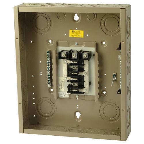 Eaton CH12L3125B Load Center, Main Lug, 125A, 120/208/240V, 3PH, 12/12, NEMA 1 Eaton CH12L3125B