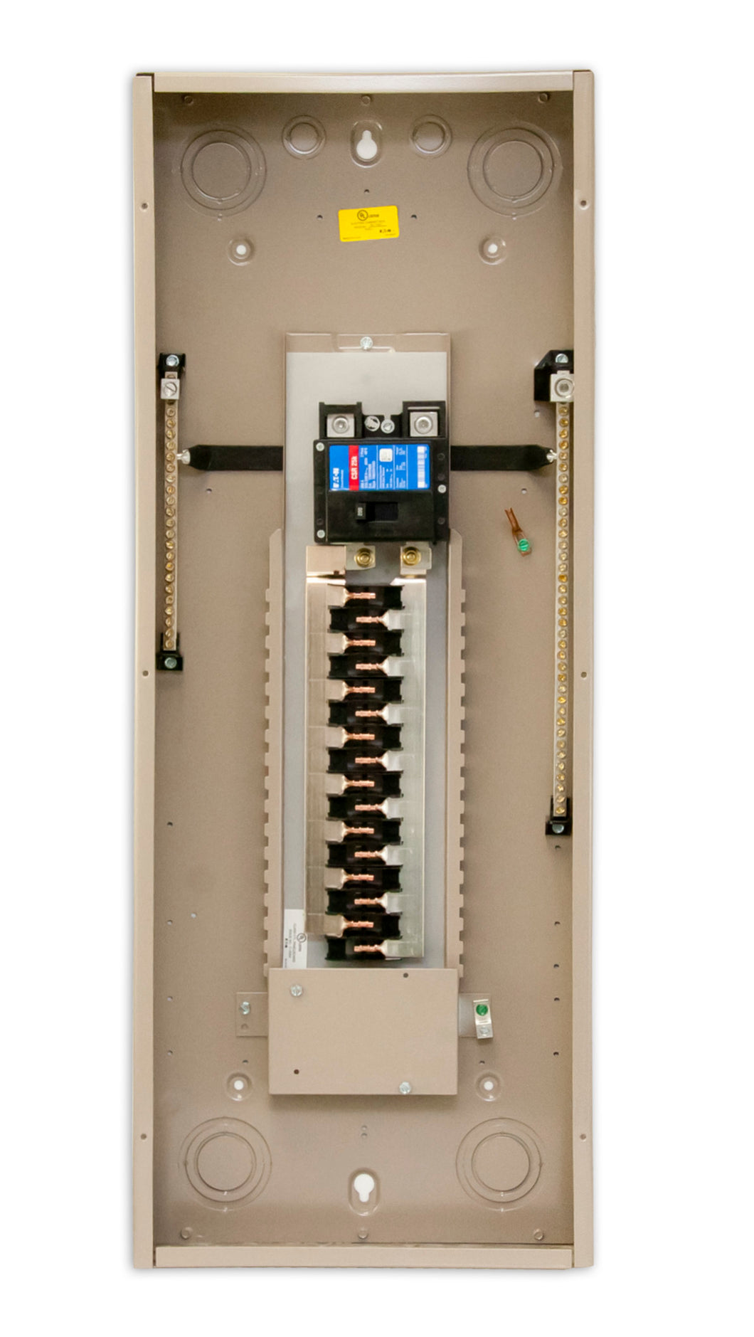 Eaton CHEC42B200L Load Center, Main Breaker, 200A, 120/240VAC, 1PH, 35kAIC, 42/42 Eaton CHEC42B200L