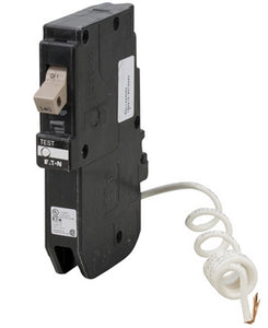 Eaton CHFGFT120 Breaker, 20A, 1P, 120V, 10 kAIC, Type CH, Ground Fault Eaton CHFGFT120