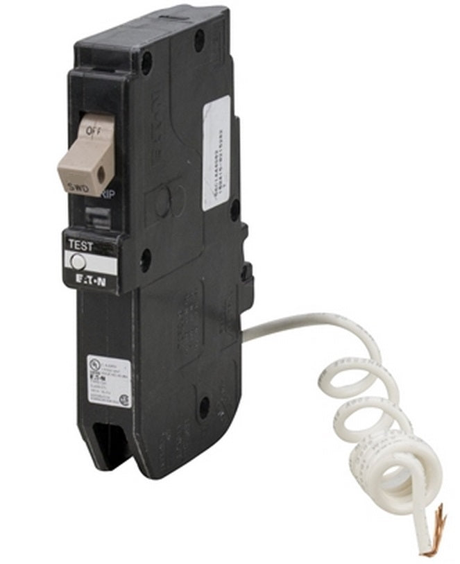 Eaton CHFGFT120 Breaker, 20A, 1P, 120V, 10 kAIC, Type CH, Ground Fault Eaton CHFGFT120