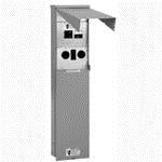 Eaton CHU1N7N4NP Power Outlet, Un-Metered, Pedestal, 125A, 120/240VAC, 3 Receptacles Eaton CHU1N7N4NP