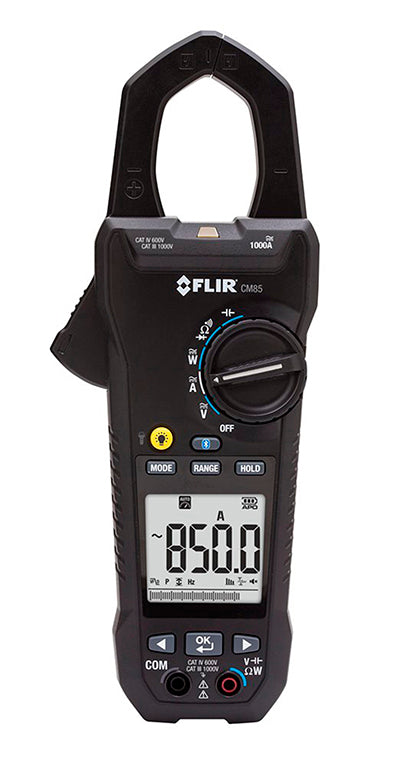 FLIR CM85 AC/DC Clamp Meter, True RMS, 600A, 1000V FLIR CM85