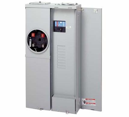 Eaton CMBE88B200BTS Meter Breaker, Combination Service Entrance, 200A, OH/UG, 8/8 Eaton CMBE88B200BTS