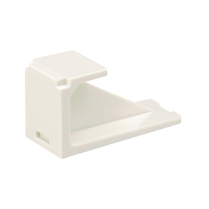 Panduit CMBWH-C Blank Module, 1 Port, White, 100 Pack    Panduit CMBWH-C