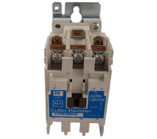 Eaton CN35BN2AB Nema Electrically Held Lighting Contactor- Open Type Eaton CN35BN2AB