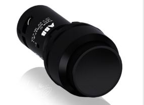 ABB CP310B-10 22mm Assembled Pushbutton, Extended, Black, Compact ABB CP310B-10