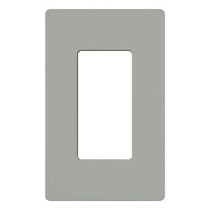 Lutron CW-1-GR Dimmer/Fan Control Wallplate, 1-Gang, Gray, Claro Series Lutron CW-1-GR