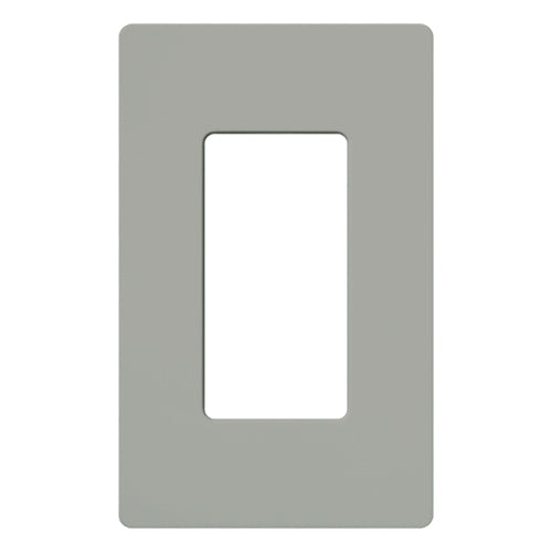 Lutron CW-1-GR Dimmer/Fan Control Wallplate, 1-Gang, Gray, Claro Series Lutron CW-1-GR