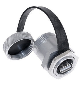 Mencom D-USB-BFAF-M25 Panel Interface Connector with USB Style B female Mencom D-USB-BFAF-M25