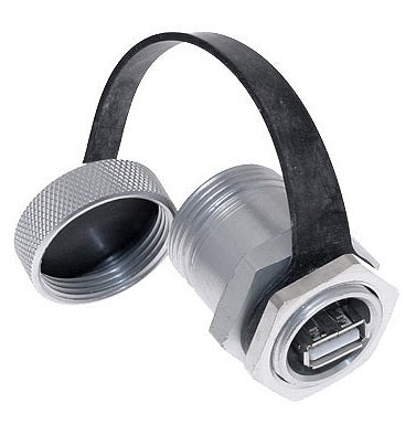 Mencom D-USB-BFAF-M25 Panel Interface Connector with USB Style B female Mencom D-USB-BFAF-M25