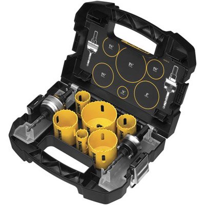 DEWALT D180002 9 Piece Electrician's Hole Saw Kit DEWALT D180002
