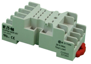 Eaton D2PA6 Socket, 14 Blade, Screw Terminals, Standard, 10A@300VAC Eaton D2PA6