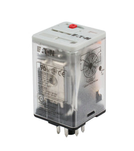 Eaton D3RF2R1 General Purpose Relay, 8 Pin, DPDT, 12V DC Eaton D3RF2R1