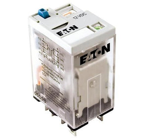 Eaton D7PF2AT General Purpose Relay, 8 Blade, DPDT, 24V AC Eaton D7PF2AT