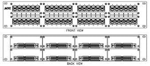 Optical Cable DCC4888110SIX Rack Mount Patch Panel, 568A/B Wired, 48-port, 2RU Optical Cable DCC4888110SIX