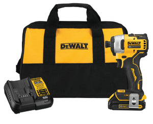 DEWALT DCF809C1 Atomic 20V Max Cordless 1/4" Impact Driver Kit 1 Battery DEWALT DCF809C1