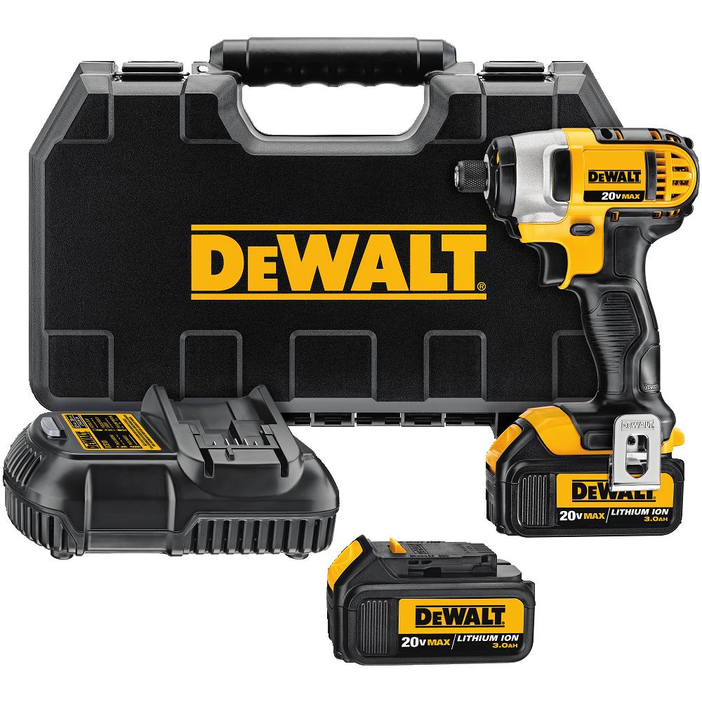 DEWALT DCF885M2 Impact Driver, 20V Max, Cordless DEWALT DCF885M2