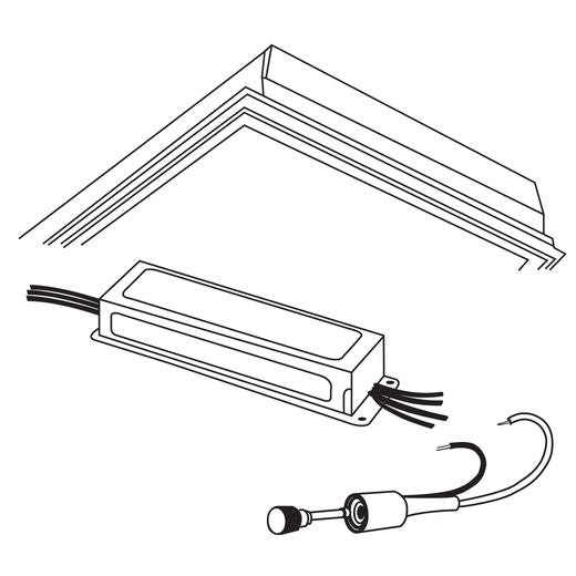 Metalux DF-24W-U Frame Kit, 2 x 4' Metalux DF-24W-U