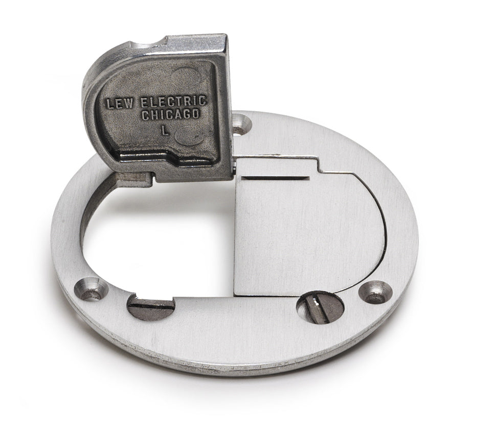 Lew DFB-LR-A Dual Hinged Cover for Duplex, Aluminum Lew DFB-LR-A