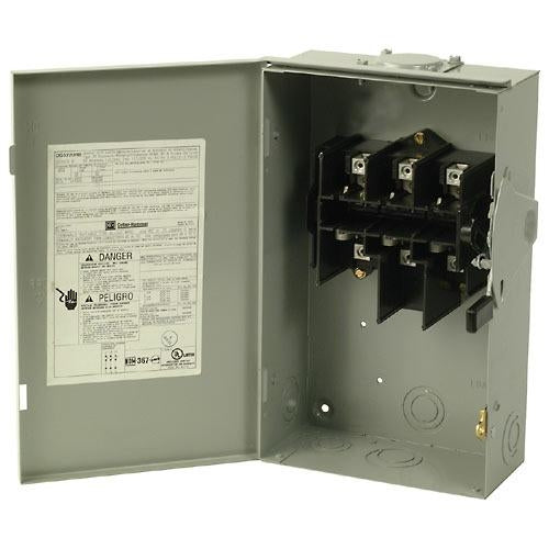 Eaton DG224URK Safety Switch, 200A, 2P, 240V, GD, Non-Fusible, NEMA 3R Eaton DG224URK