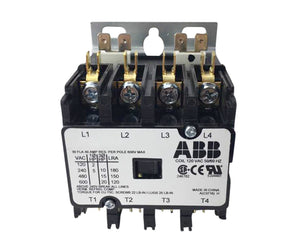 ABB DP30C4P-2 30A, 4P, Definite Purpose Contactor ABB DP30C4P-2