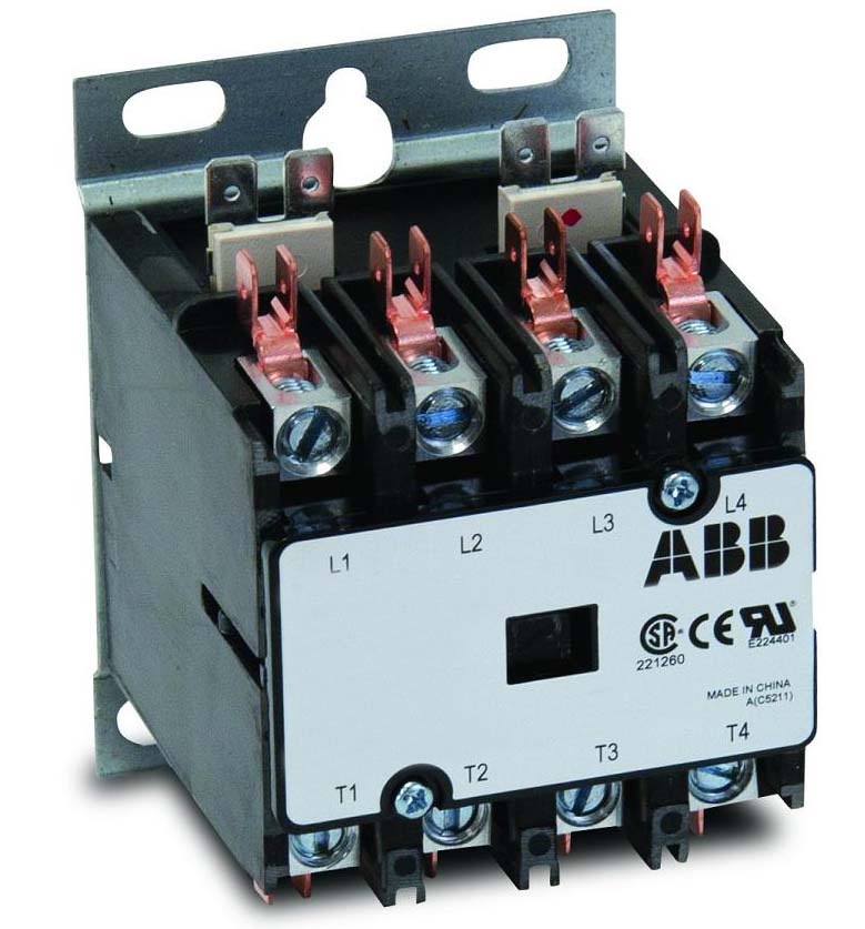 ABB DP40C4P-F 40A, 4P, Definite Purpose Contactor ABB DP40C4P-F