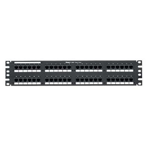 Panduit DP48688TGY Patch Panel, Cat 6, 48 Port, 2 Unit Height, 19" Width, DP6 Plus, RJ45 Panduit DP48688TGY