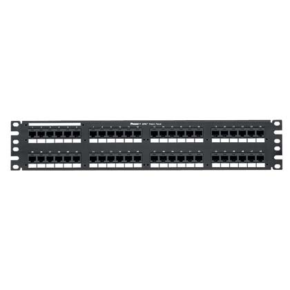 Panduit DP48688TGY Patch Panel, Cat 6, 48 Port, 2 Unit Height, 19