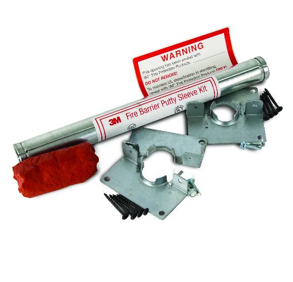 3M DT100 Fire Barrier Putty Sleeve Kit, 1