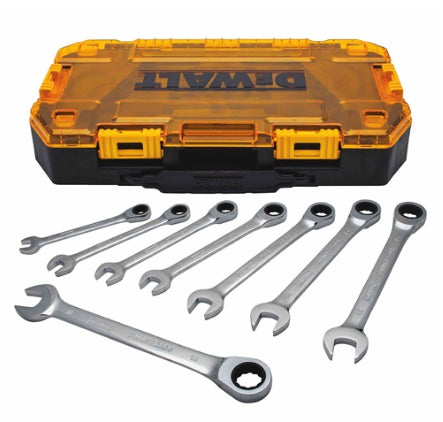 DEWALT DWMT74734 8 Piece Full Metric Wrench Set DEWALT DWMT74734