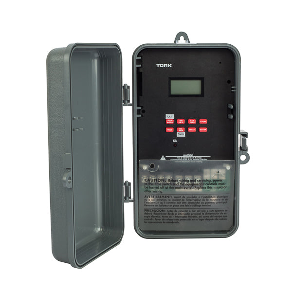 NSI Tork DWZ200B Astronomic 7 Day Digital Timer, 2 Channel, 20A, 120-277V NSI Tork DWZ200B