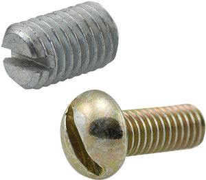 Ilsco E-153 Wire Pressure Screw, Steel, Zinc Plated, 1/4-28 x 7/16" Long Ilsco E-153