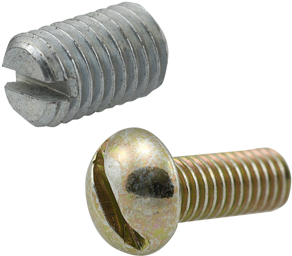 Ilsco E-153 Wire Pressure Screw, Steel, Zinc Plated, 1/4-28 x 7/16
