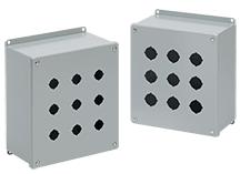 nVent Hoffman E12PBX Extra-Deep PB Enclosure, N12, 12 Hole nVent Hoffman E12PBX