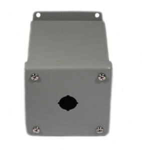nVent Hoffman E1PBGXM Enclosure, Pilot Device, 22.5 mm, 1 Hole, Steel, Type 12/13 nVent Hoffman E1PBGXM