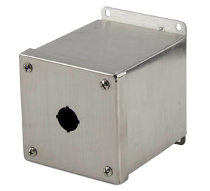 nVent Hoffman E1PBGXSS 22mm Enclosure, 1 Element, Stainless Steel nVent Hoffman E1PBGXSS