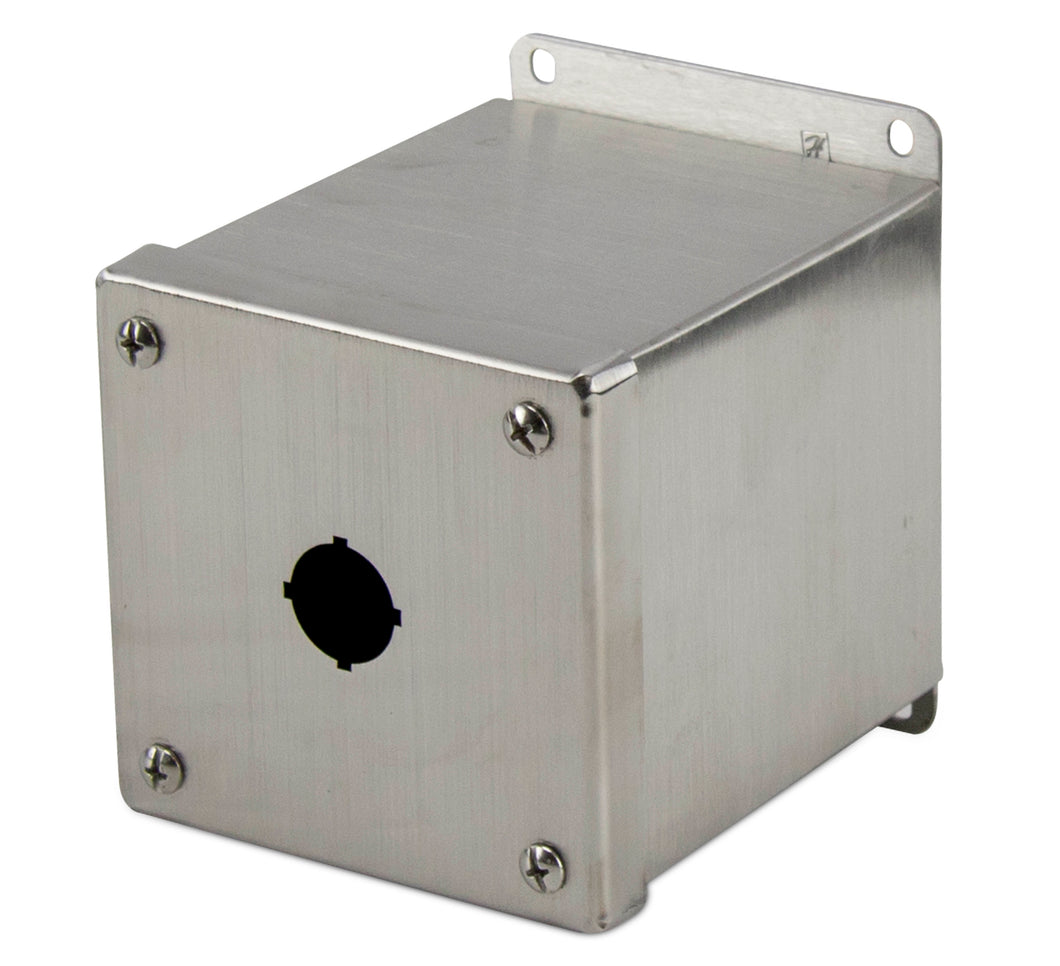 nVent Hoffman E1PBGXSS 22mm Enclosure, 1 Element, Stainless Steel nVent Hoffman E1PBGXSS
