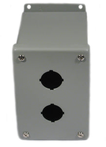 nVent Hoffman E2PBX Enclosure, Pilot Device, 30 mm, 2 Hole, Steel, Type 12/13 nVent Hoffman E2PBX