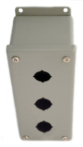 nVent Hoffman E3PBG Enclosure, Pilot Device, 22.5 mm, 3 Hole, Steel, Type 12/13 nVent Hoffman E3PBG