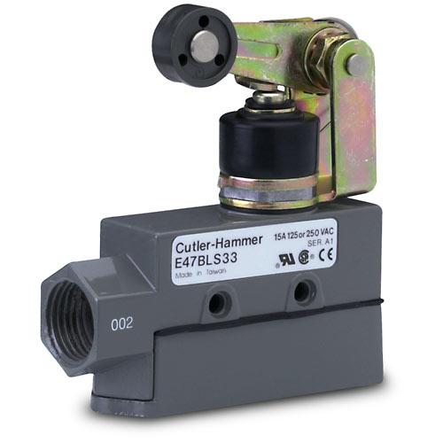 Eaton E47BLS33 Limit Switch, Enclosed Precision, Roller Lever Eaton E47BLS33