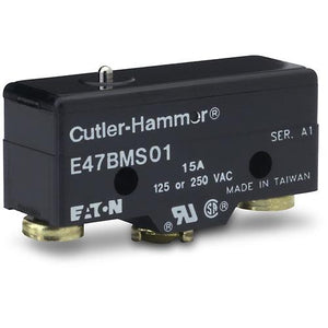 Eaton E47BMS01 Limit Switch, Compact Precision, Plunger Eaton E47BMS01