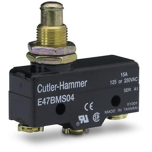 Eaton E47BMS04 Limit Switch, Compact Precision, Plunger Eaton E47BMS04