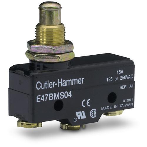 Eaton E47CMS04 Limit Switch, Compact Precision, Plunger Eaton E47CMS04