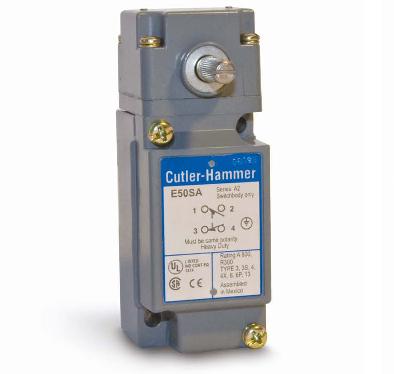 Eaton E50BR1 Limit Switch, Assembled, Side Rotary, Standard Spring Return Eaton E50BR1